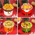 thumbnail image 3 of 200 Pieces Christmas Treat Snack Cups 8oz Disposable Paper Christmas Cups Sonwman Santa Bowls Paper Ice Cream Bowls Snack Cup Bowls for Food, Soup Hot Cold Drink, 3 of 6