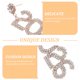 thumbnail image 5 of Pendientes largos colgantes con número 2026 y brillantes diamantes de imitación para mujer, joyería para fiestas de Nochevieja, accesorios de joyería llamativos para Navidad., 5 of 5