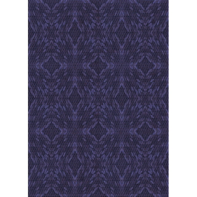 Ahgly Tapis Rectangulaire Lavable en Machine Intérieur Transitionnel Violet Pervenche Profond, 8 Pieds x 12 Pieds