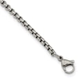 thumbnail image 2 of Stainless Steel Necklace with Pendants Chain Edward Mirell Marsala Carbon Fiber Dog Tag 20 inch 21 mm, 2 of 3