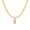 Letter B, variant on Initial Necklace for Women Tiny Letter Small Pendant Snake Chain Gold Plated Stainless Steel Simple Dainty Personalized Cubic Zirconia Delicate Jewelry Gold Letter T