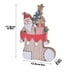 thumbnail image 2 of Adornos navideños de madera con forma de trineo de Papá Noel, calcetines, adornos para ventanas de escritorio., 2 of 2