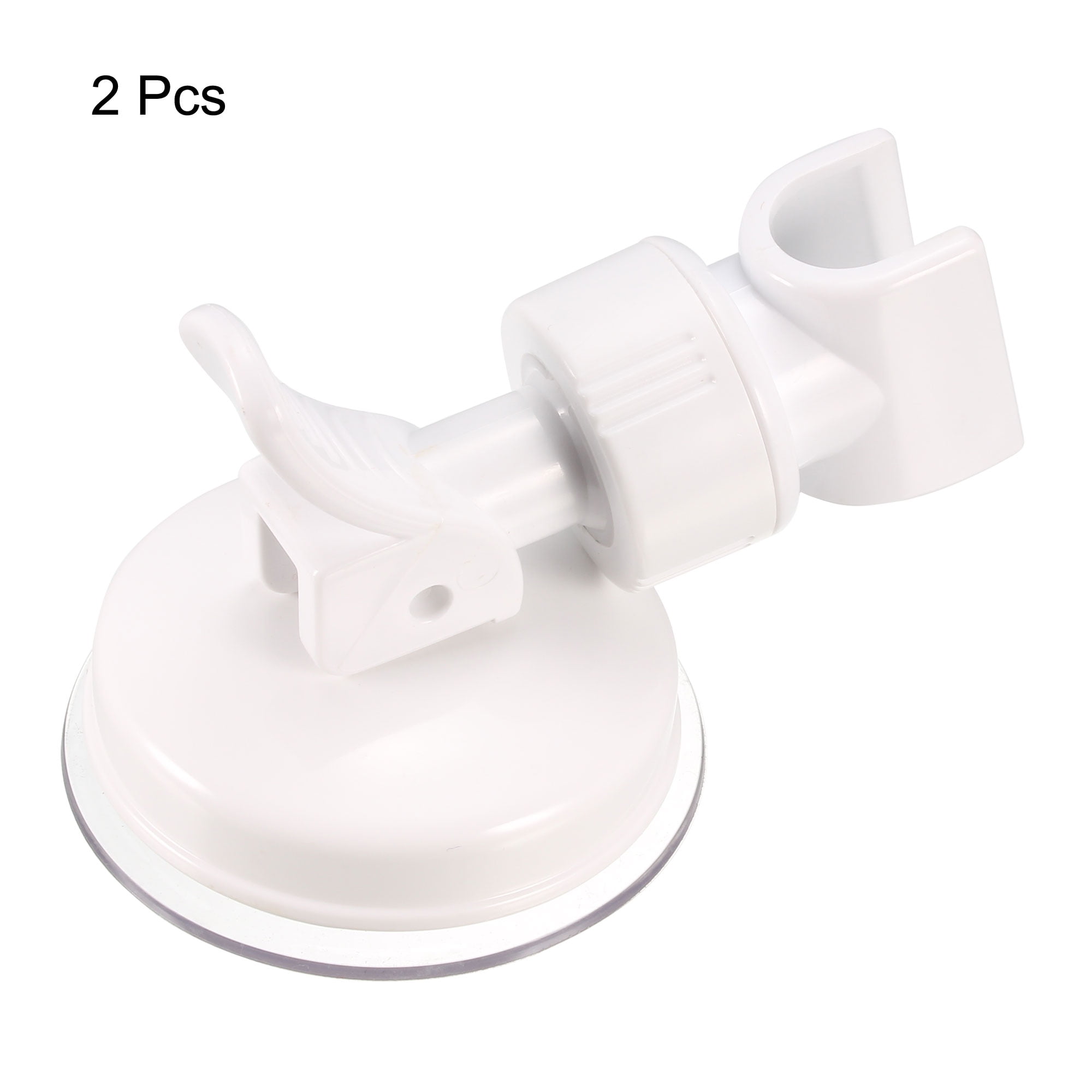 uxcell Shower Head Holder Adjustable Suction Cup Wall Mount Handheld Shower Bracket 105mm Green