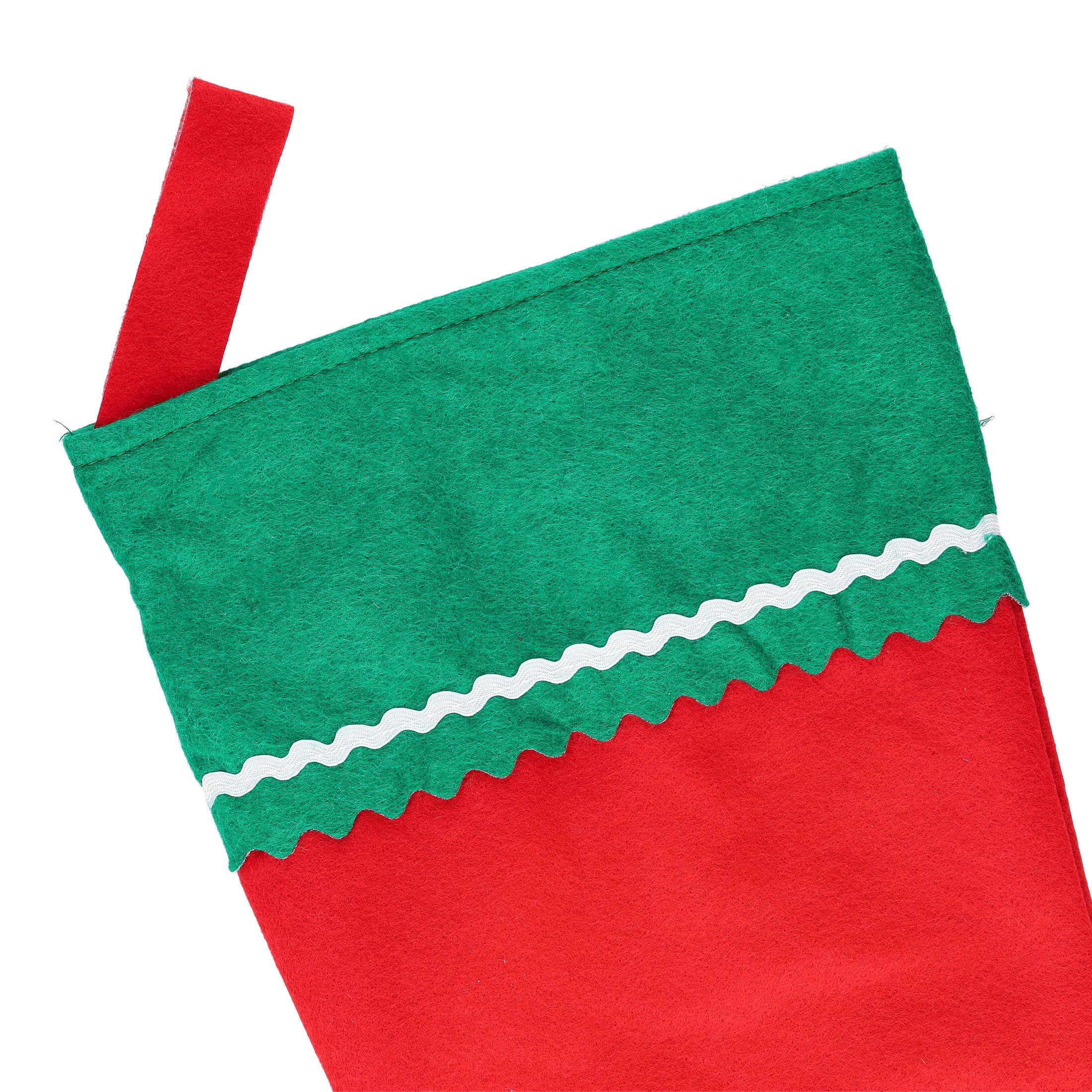 Felt Christmas Stocking, Red and Green, 17", by Holiday Time