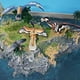 thumbnail image 2 of Set de figuras de dinosaurios Archaeopteryx Pteranodon Velociraptor, 2 of 3