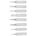 thumbnail image 1 of Soldering Tips Soldering Iron Tip Copper Welding Head Welding Accessories 8Pcs Soldering Tips Copper Solder Replacement Head Silver Color Welding Station Accessories, 1 of 8