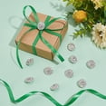 thumbnail image 4 of 20 PCS Rhinestone Buttons 0.7x0.4 inch Crystal Rhinestone Buttons with 2mm Hole Silver Alloy Shank Buttons for Garment Accessories Flower Shape Button for Clothes Bags Hats Decoration, 4 of 7