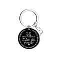 thumbnail image 2 of Creative DIY To My SON Black Stainless Steel Last Name 26 Letter Keychain 2.5cm, 2 of 7