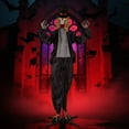 thumbnail image 1 of Costway Halloween Animatronic Standing Groom 7.2 FT Haunted House Decoration Moving Head, 1 of 10