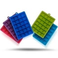 thumbnail image 2 of Ice Cube Tray, Silicone 24 Grids Square Ice Cube Cake Jelly Maker Tray Mold Home Bar DIY Gadget, 2 of 8
