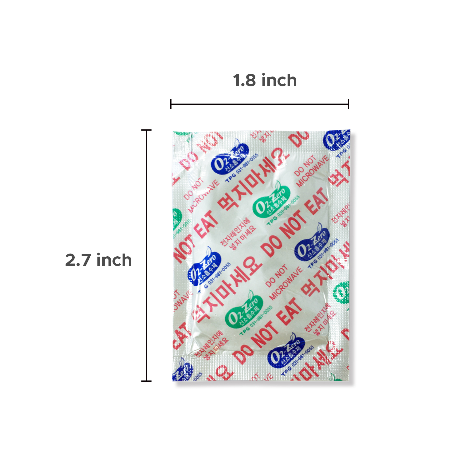 [100 Packs] 500 CC Premium Oxygen Absorbers(1 Bag of 100 Packets) ISO