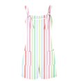 thumbnail image 5 of Drses Womens Summer Casual Suspender Printing Sleeveless Romper Loose Spaghetti Strap Shorts Overalls Jumpsuit with Pockets, 5 of 5