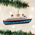 thumbnail image 2 of Old World Christmas Glass Blown Ornament, Cruise Ship (#46030), 2 of 3