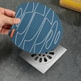 thumbnail image 2 of Silicone Floor Drain Cover | Odor Proof & Insect Proof Seal | Strong Adsorption Design | Fits 10-15cm Drains | Blue/Gray/Dark Gray | Easy Installation, 2 of 6