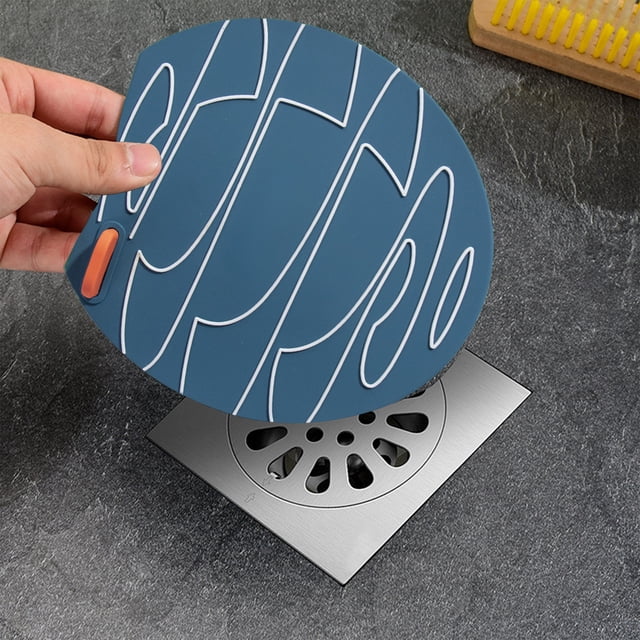 Silicone Floor Drain Cover, Universal Sealing Pad, Waterproof Odor Barrier, Insect-Proof Design, Bathroom Kitchen Use, Stain-Resistant Material, Easy Installation, for Home-Garage Akmoler Under 10