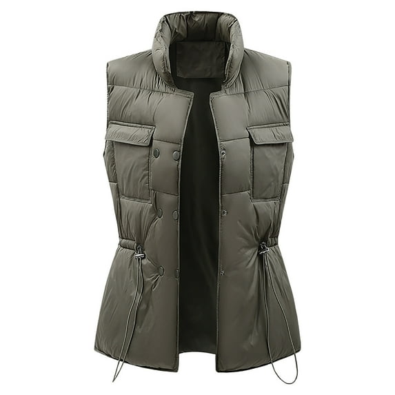 Bigersell Women Cardigans Fall Cardigan Fashion Women Solid Fall Cardigan Down Jacket Outerwear Padded Coat Female Long Sleeve Full Zip Jackets