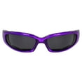thumbnail image 5 of Global Vision 2 Pair Chicago Padded Motorcycle Sunglasses for Women Scratch-Resistant Purple Frame w/Clear & Super Dark Lenses, 5 of 8