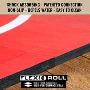 Dollamur 10'x10' Wrestling Mat, Red, Gymnastics, with Circles