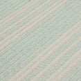 thumbnail image 2 of Colonial Mills 5' x 7' Sea Green Striped Handmade Braided Rectangular Area Throw Rug, 2 of 2