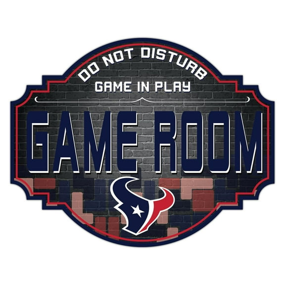 Houston Texans 12'' Game Room Tavern Sign