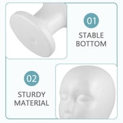 GAXIRE Mask Display Head for Wigs in White Foam 1Pack for Home Salon Use
