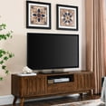 thumbnail image 6 of Premium MDF TV stand with solid wood legs for 65 inch TV in living room offering sturdy construction and ample storage, 6 of 6