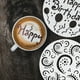 thumbnail image 5 of 8PCS Postre Café Decoración Plantillas Café Art Stencils Latte Art Stencils, 5 of 7