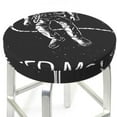 thumbnail image 3 of Lsque I Need More Space Round Bar chair cushion covers Velvet Fabric Premium Comfort Protects from Scratches and Stains for 14-17 Inch Chair- 14 inch, 3 of 7