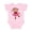 AD-Pink, variant on Ballerina Dance Monkey Girls Baby Bodysuit