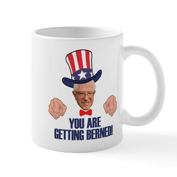 CafePress - Getting Berned Mug - 11 oz Ceramic Mug - Novelty Coffee Tea Cup