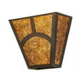 thumbnail image 2 of Meyda Tiffany 147764 Mission 2 Light 12" Tall Wall Sconce - Copper, 2 of 4