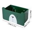 thumbnail image 2 of Vaidha Foldable Sink Drainage Basket Multifunctional Storage Rack Non Perforated Bathroom Makeup Face Towel Storage Box, 2 of 2