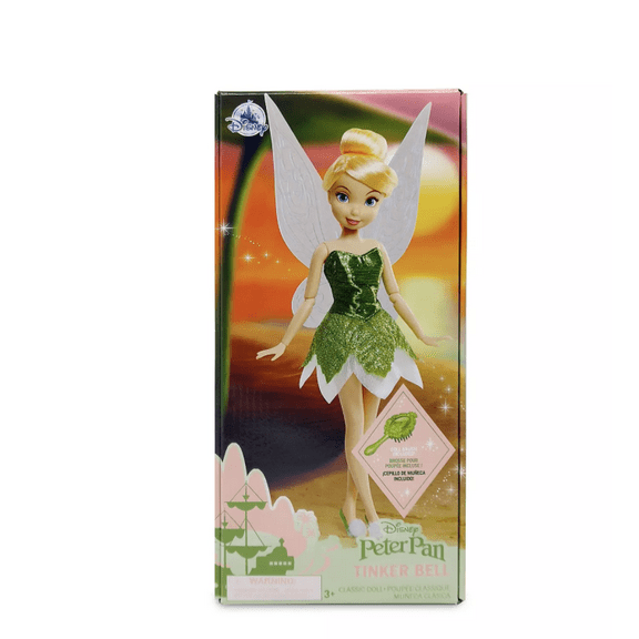 Disney Peter Pan Tinker Bell Classic Doll with Brush New with Box