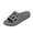Dark Gray#033, variant on Men's Slippers EVA Sandals Quick-Dry Non-Slip Thick Sole Arch Support House Shoes Bathroom Shower Pool Beach Indoor Outdoor Summer Footwear (Dark Gray, 42)