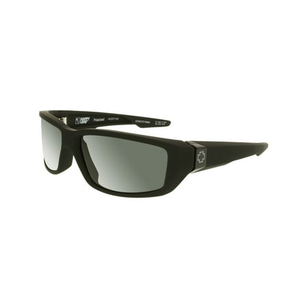 Spy Men's Polarized Dirty Mo 670937219864 Black Rectangle Sunglasses