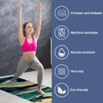 thumbnail image 2 of Whale Yoga Blanket with Storage Bag, 72.8"x26.8" - Yoga, Pilates, and Fitness - Includes Yoga Towel and Mat Towel, 2 of 6