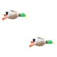 thumbnail image 4 of Greeniant Juguete con sonido para mascotas, forma de pato de peluche, Animal para masticar, entrenamiento interactivo, morder, juguetes Soga 2piezas, 4 of 6