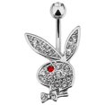 thumbnail image 1 of Fashion Rabbit Creativity Belly Button Piercing Nombril Fake Navel Button Ring For Women Girls Pircing Ombligo Body Jewelry, 1 of 5