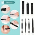 thumbnail image 3 of 24pcs Professional Black Nail Clippers Kit - Ultra Sharp Fingernail and Toenail Cutters for Men and Women - Sturdy Pedicure Care (18 PCS NEW), 3 of 7