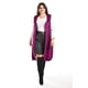 thumbnail image 5 of Chaleco largo tipo gamuza Roman Fashion 3905 Magenta Unitalla, 5 of 6