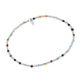 thumbnail image 2 of Sweet Chic Multicolor Stones Charm Sterling Silver Elastic Bracelet, 2 of 4