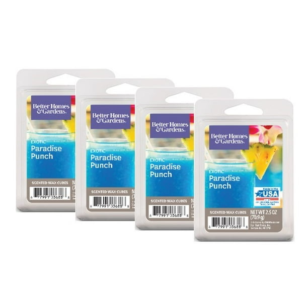 Exotic Paradise Punch Scented Wax Melts, Better Homes & Gardens, 2.5 oz