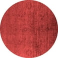 thumbnail image 1 of Ahgly Company Machine Washable Indoor Round Oriental Red Industrial Area Rugs, 5' Round, 1 of 4