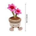 thumbnail image 3 of Cute Cartoon Potted Plants Plush Toy Soft Healing Desktop Ornament Flower Doll Adorable Decor Gift for Girls Kids Birthday Holiday,B, 3 of 6