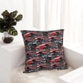 thumbnail image 6 of Yiaed Red And Blue Cars Print Pillow Covers Super Soft Decorative Square Throw Pillow Covers Case Cushion Covers for Sofa Couch Bedroom Car Decor（No pillow core）-18"x18", 6 of 7