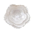 thumbnail image 4 of Plato redondo blanco para postre, pastel, pan, pasta, vajilla, KTV, forma de flor 33cm 27cm 21cm 3 piezas, 4 of 9