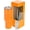Orange, variant on MakerFlo 40 oz Blue Powder Coated Tumbler Pack of 25 with MakerTwist™ System, Twist-On Handle Option (Handle Sold Separately) Customizable Blank Tumbler, Ideal for Laser Engraving, UV DTF, Epoxy