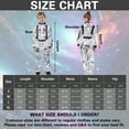 thumbnail image 2 of Alaiyaky Kids Astronaut Costume, Space Costume Halloween Fancy Dress Kids Girls Boys Astronaut Astronaut Uniform Jumpsuit Outfits Halloween Book Day Party Dress Up, 2 of 7