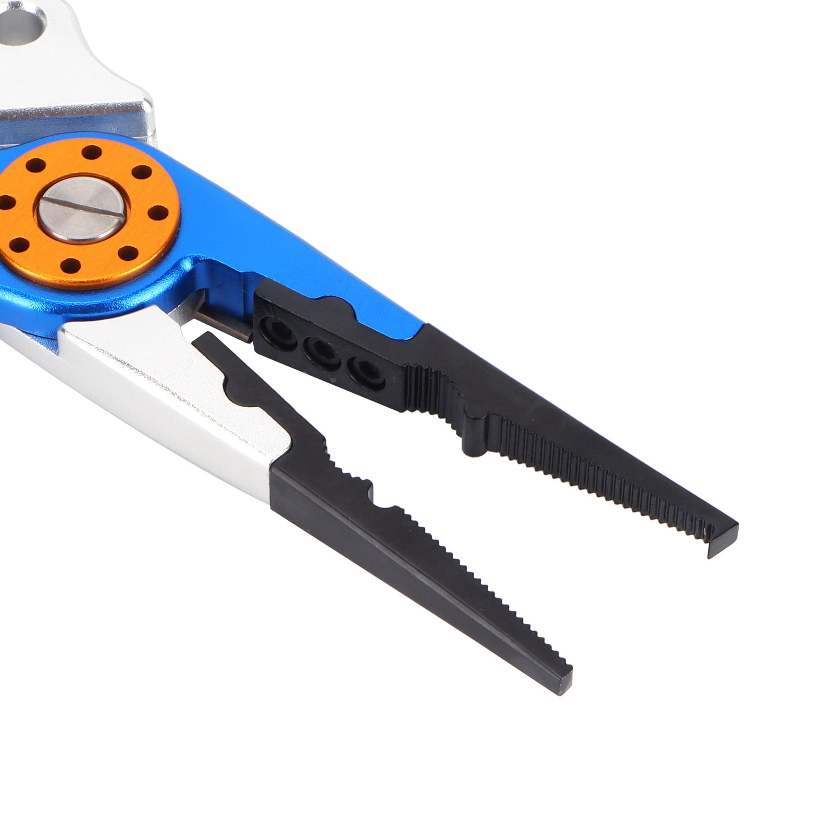 Blue Silver Fishing Lure Pliers Tongs Multifunction Aluminum Alloy Hook Remover Tool Equipment