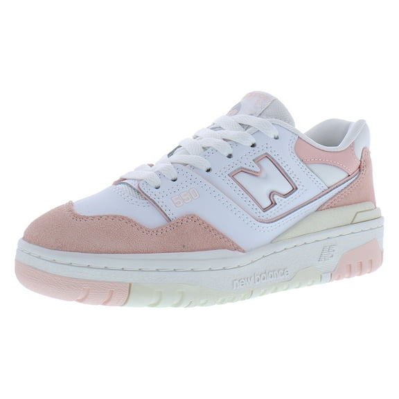 New Balance 550 GS Girls Shoes Size 5, Color: White/Pink